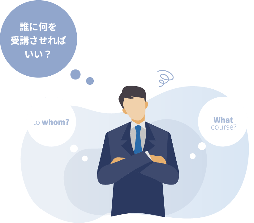 誰に何を受講させればいい？